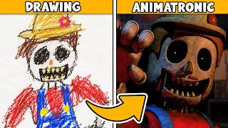 I Turned Your Weirdest FNAF Drawings Into 3D Models screenshot 1