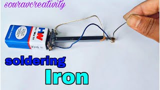 How To Make Soldering Iron With Pencil, Homemade Soldering Iron,Diy IDeas