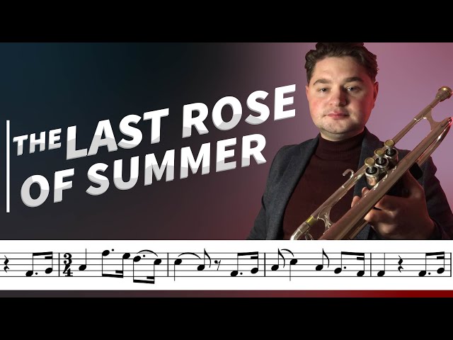 The Last Rose of Summer - Trumpet - YouTube