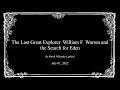 The last great explorer  william f  warren and the search for eden