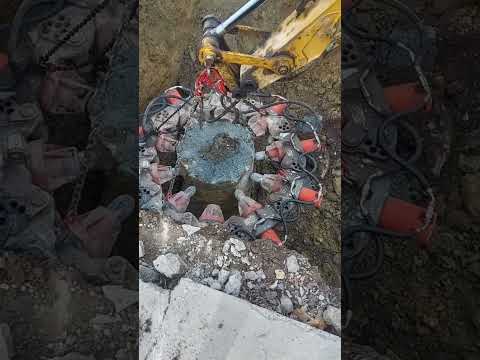 احدث طريقة تكسير الحجر 