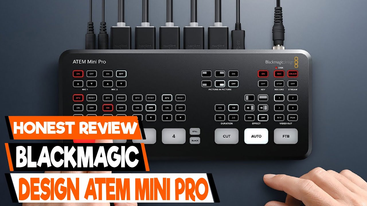 Blackmagic Design ATEM Mini Pro スイッチャー動画 Live Demo: ATEM Mini HDMI Switcher by Blackmagic Design - YouTube
