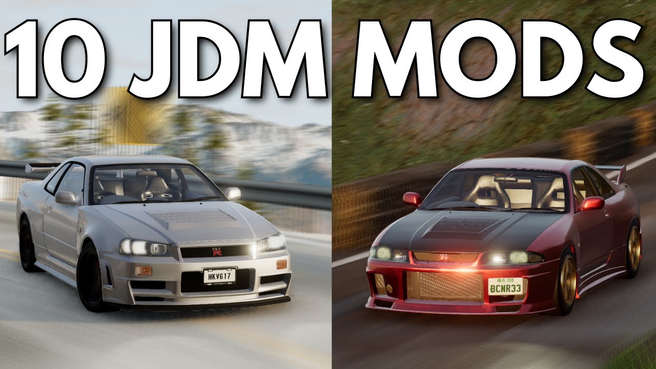 Top 10 JDM Mods For Beamng.Drive!! YouTube