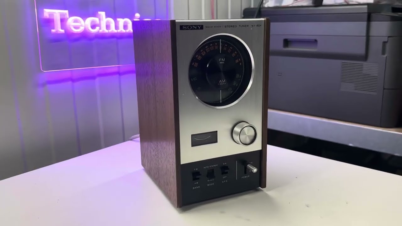 Sony ST-80F FM Stereo / AM Tuner - YouTube