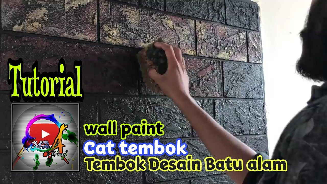 Kreatif Tembok  timbul cat  tembok  Motif 3D  YouTube