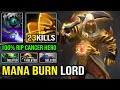 BRUTAL Mana Burn Juggernaut 23Kills Diffusal Insane OP Slash 100% Deleted Cancer Heroes DotA 2