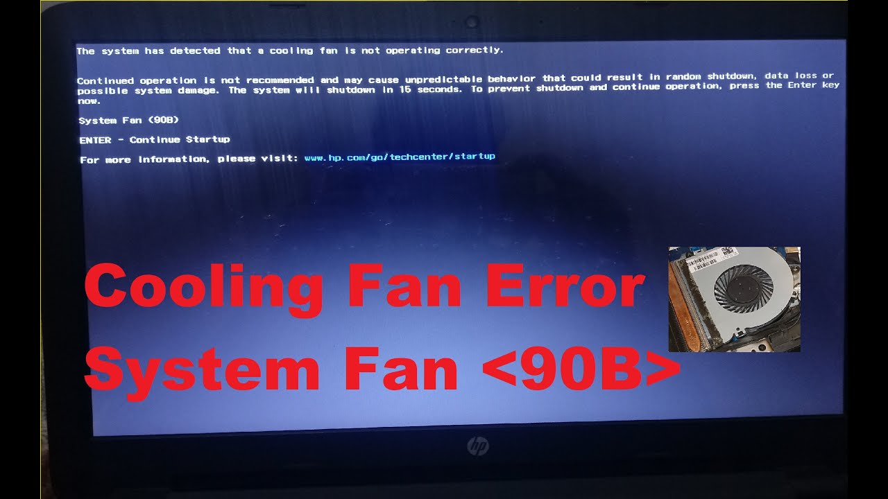 System Fan Error. A Fan is not operating correctly ошибка при включении компьютера. They System has detected that a Cooling. The system has detected