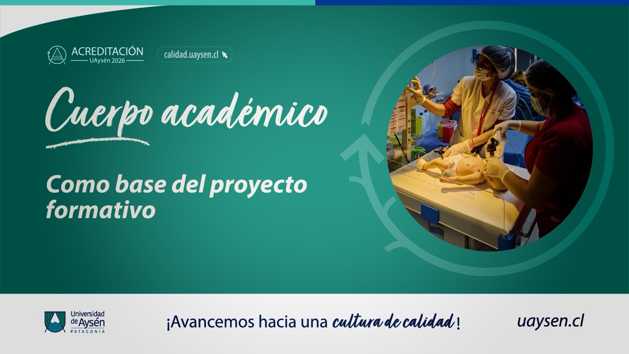 Cuerpo Académico Universidad de Aysén como base del proyecto formativo.