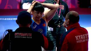 GOLD WW - 68 kg: F. ZHOU (CHN) v. M. ZHUMANAZAROV (KGZ)
