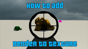 How to add render to texture video script in bge
