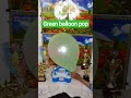 green balloon popping#balloon #poppballons #ytshorts #ballongame