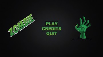 Primitive zombie game in Unity