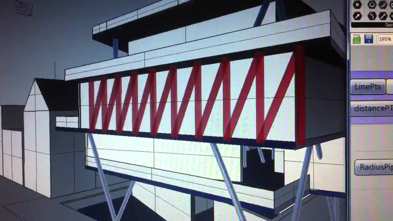 Parametric facade - grasshopper - rhino - grillo - YouTube