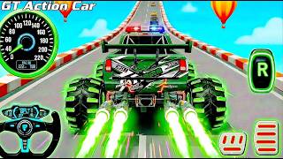 Mega Ramp Monster Car Racing 3D - Extreme Car Stunts -Android Gamepla #MegaRamp #3DGames #CarRacing screenshot 5