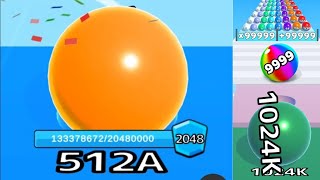 Number Ball Game: Ball Run 3D vs Ball Run Infinity vs Ball Run 2048 Merge Number all levels gameplay