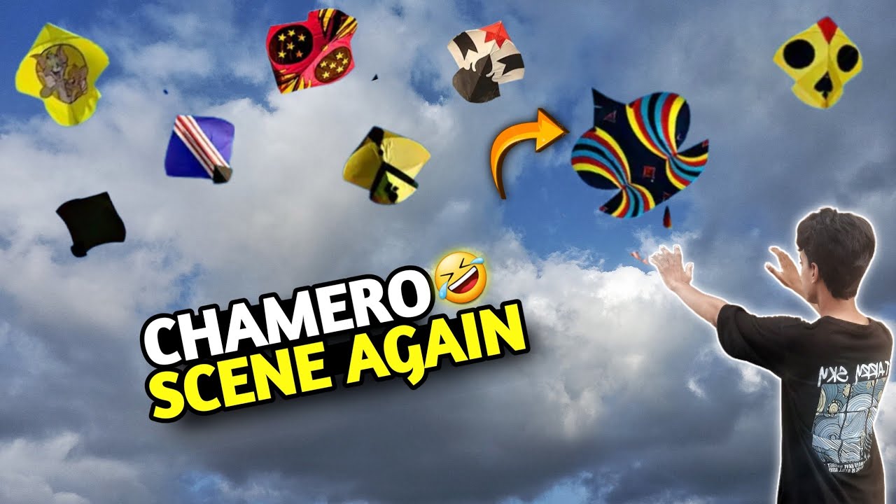 Chamero Scene On 😆 | Kite Catching with another kite ❤️‍🔥 | Rawalpindi Kite Flying 