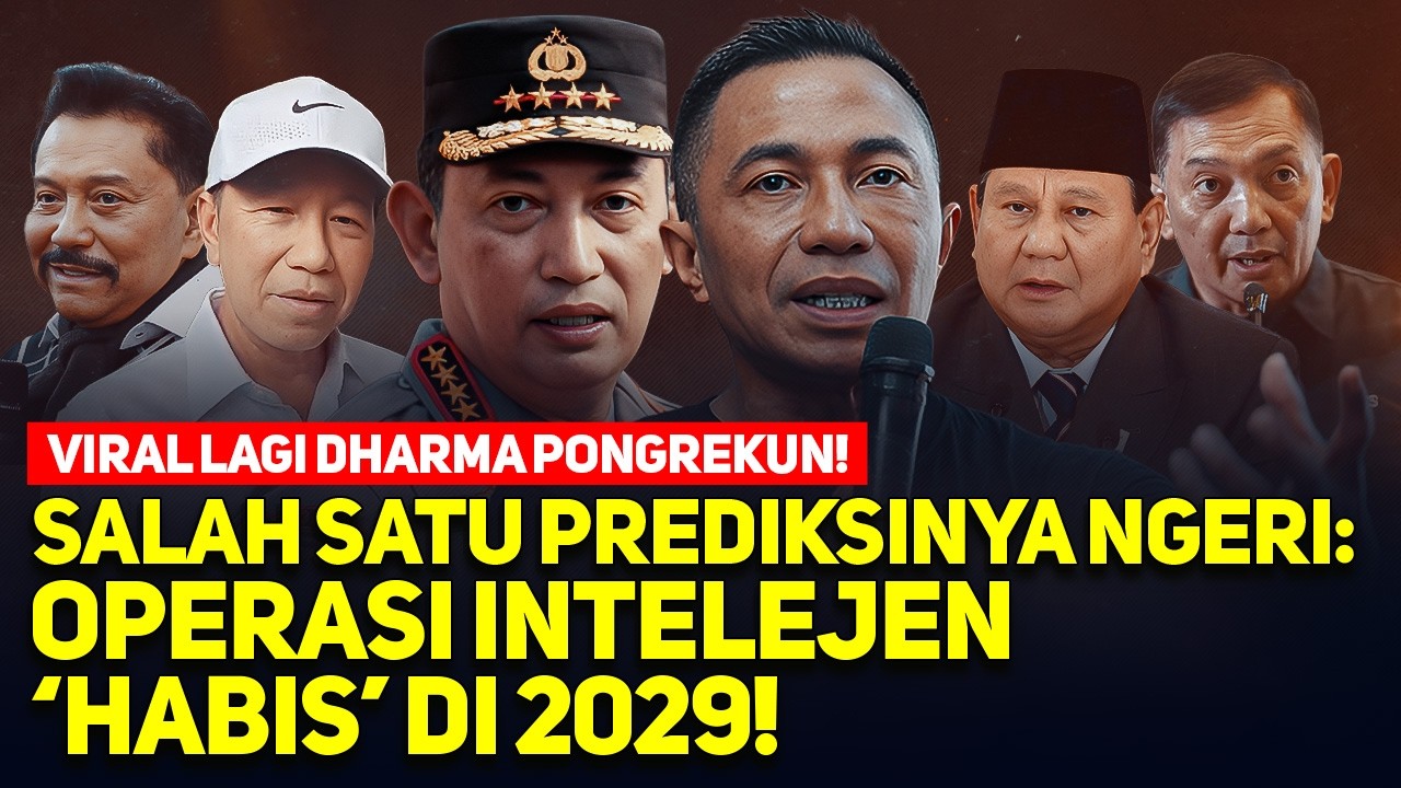 VIRAL LAGI DHARMA PONGREKUN! SALAH SATU PREDIKSINYA NGERI: OPERASI INTELEJEN 'HABIS' DI 2029!