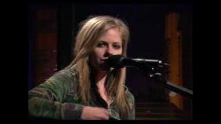 Avril Lavigne Dont Tell Me Live acoustic  in The Panel  2004