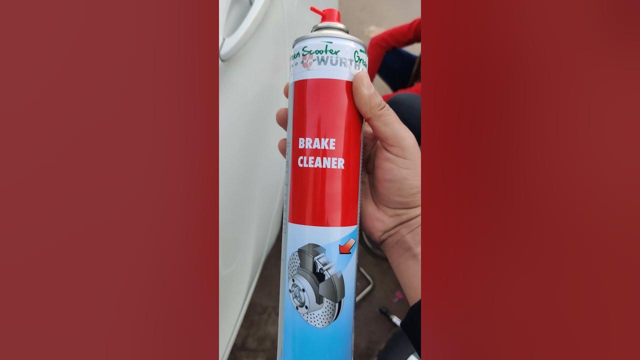 Brakes Serviced with Wurth Brake Cleaner Spray YouTube