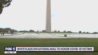 National Mall white flags honor COVID-19 victims | FOX 5 DC