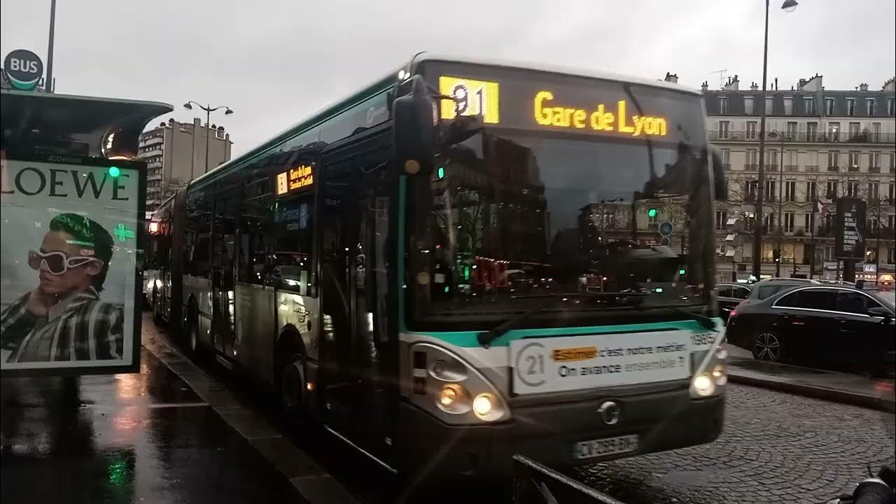 Bus 91 RATP Départ d