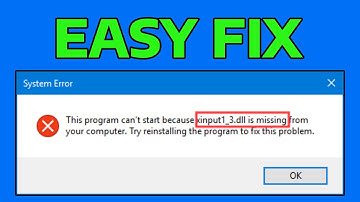 How To Fix Epic Games Error xinput1_3.dll System Error in Windows