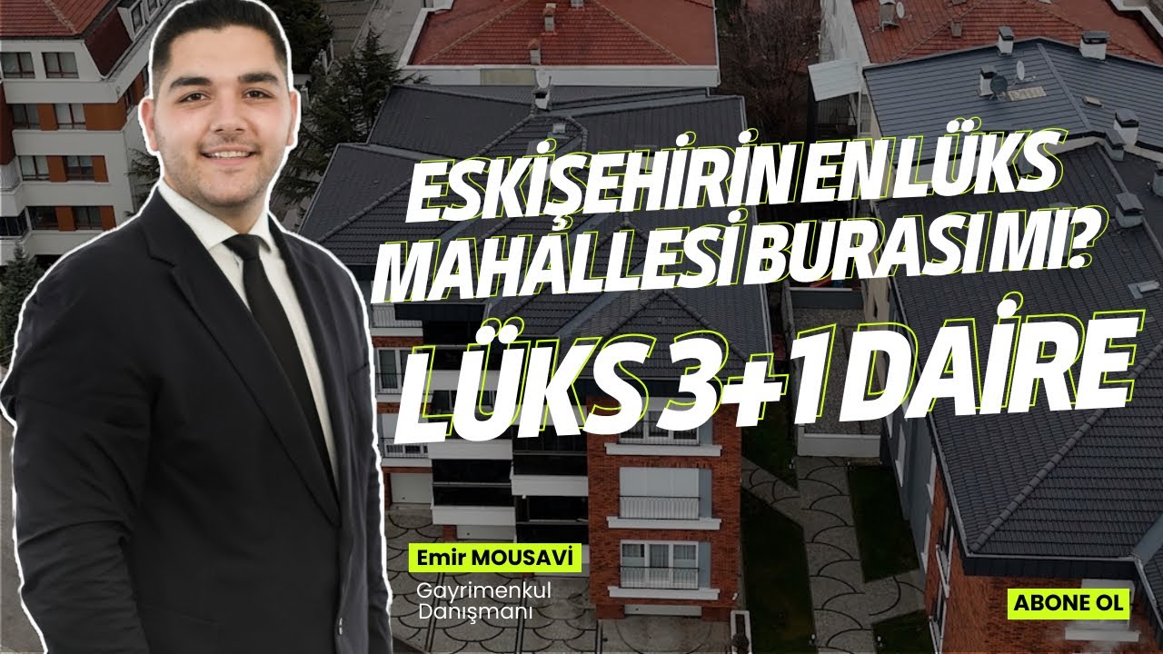 Eskişehir’in En Lüks Mahallesi Burası mı?  Sümer Elit Evleri’nde Satılık 3+1 Daire!