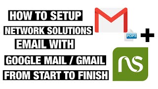 Network Solutions Email Setup Email Client Setup POP3 | Gmail Webmail | Settings That Work 2022