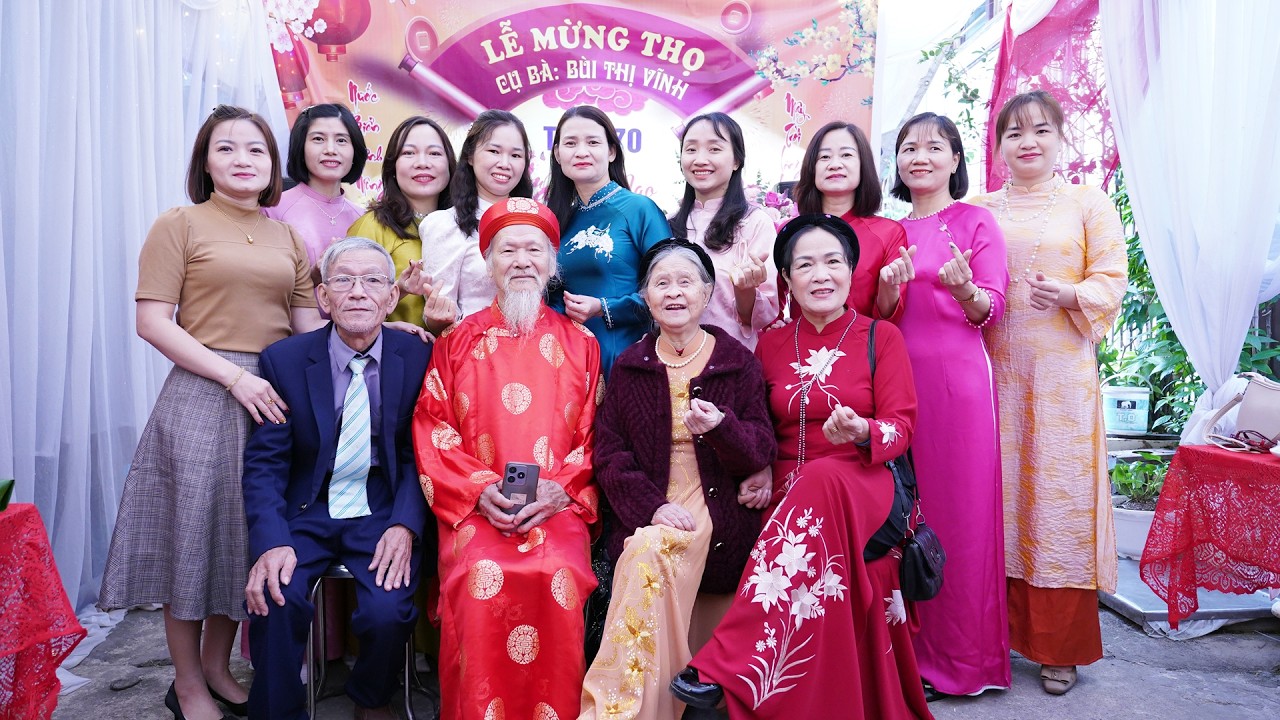 Lễ mừng thọ cụ Bùi Thị Vĩnh tuổi 70
