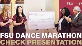 FSU College of Medicine Receives Donation from Dance Marathon