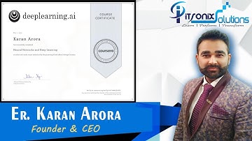 Neural Networks and Deep Learning Certification