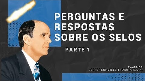 PERGUNTAS E RESPOSTAS SOBRE O SELO (PARTE-01) - MINISTRO ROBERTO SANTOS
