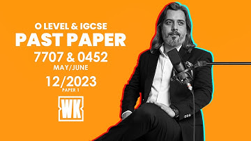 O Level and IGCSE Accounting yearly Past paper solution 7707 & 0452 P12 M/J 2023.