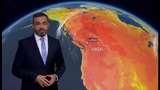 Weather Events 2021 - Unprecedented heatwave kills dozens (Canada & USA) - BBC - 30th June 2021
