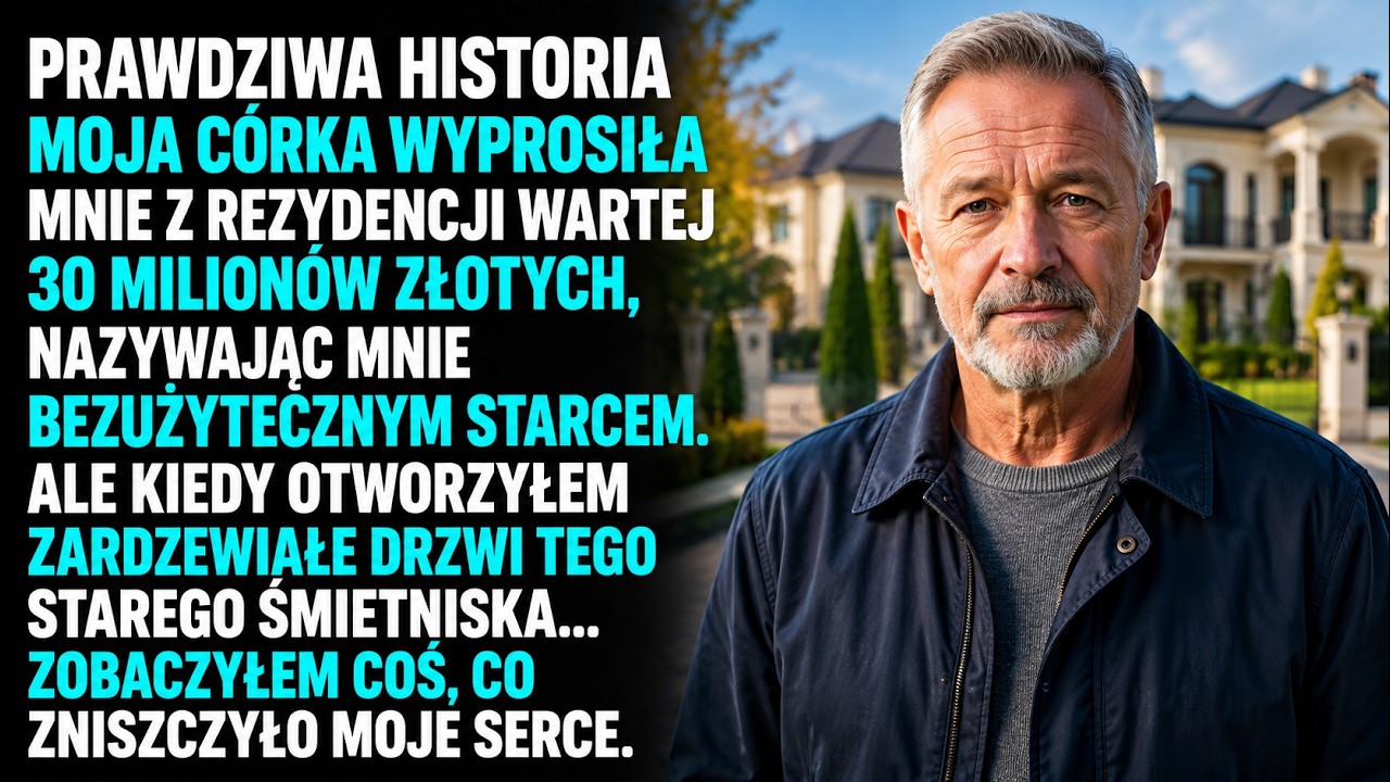 „Jesteś tylko bezużytecznym starcem, który brudzi mi dywan w salonie. Idź gnić na tym starym śmietnisku swojej zmarłej żonki.” Te słowa wypowiedziała moja własna córka, trzy dni po pogrzebie mojej...