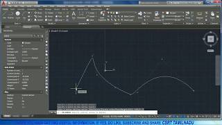 52_2 (MODIFY TOOL) SPLINE EDIT (SPE) COMMAND AUTOCAD, EDIT VERTEX AND CONVERT TO POLYLINE OPTION