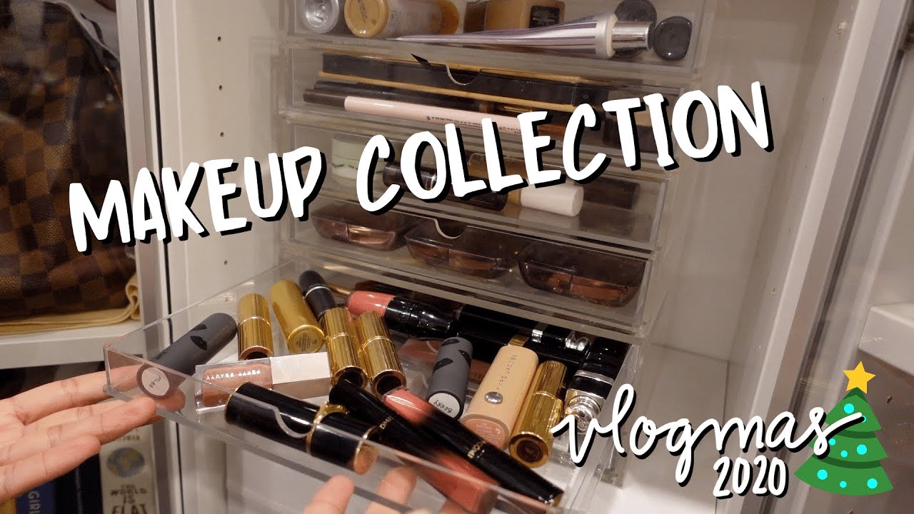 vlogmas 2020 | episode twenty-three | makeup collection!