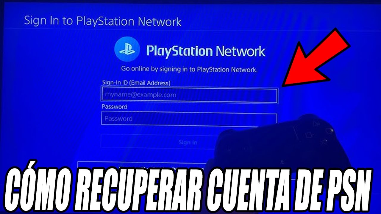 Cómo Recuperar Cuenta de PS4 PS5 Playstation network Sin correo, Sin