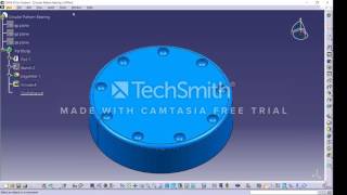 Circular Feature, Reuse Pattern Catia V5
