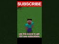 Use This Sound For 100 Subscribers!🤯🤯#minecraft#ytshorts#shortsfeed#shorts#fyp#subscribemychannel#fy
