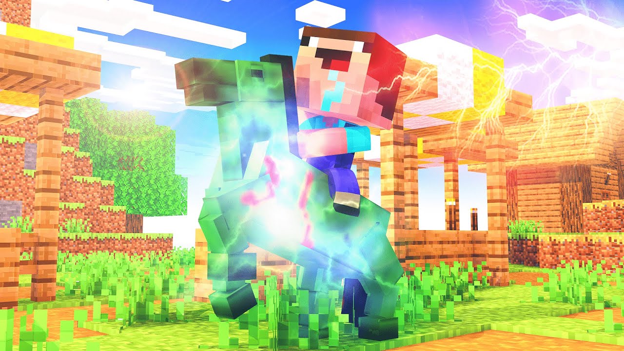 I TAME A ZOMBIE HORSE / HOW TO TAME A ZOMBIE HORSE in Minecraft YouTube