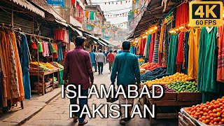 Islamabad, Pakistan UNSEEN Walking Tour in 4K 60FPS