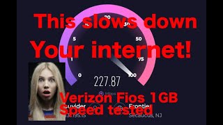 A VPN can slow your internet? Verizon Fios 1 gigabit speed - Whaaa?  tested -2024