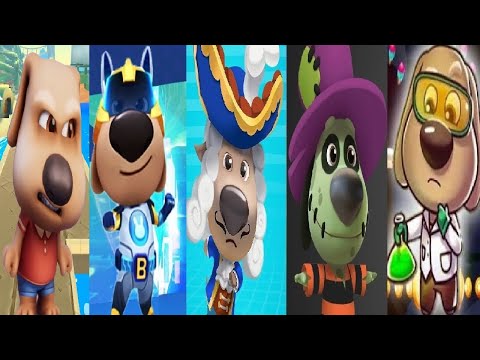 Talking Tom Hero Dash VS Tom Jetski 3 Chinese Version TOM GOLD RUN