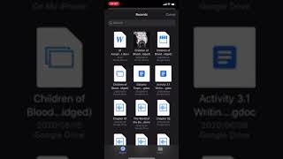 Students: Submitting an Assignment Mobile Device