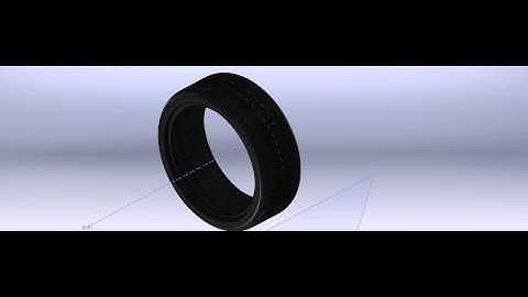Tire created using Solidworks