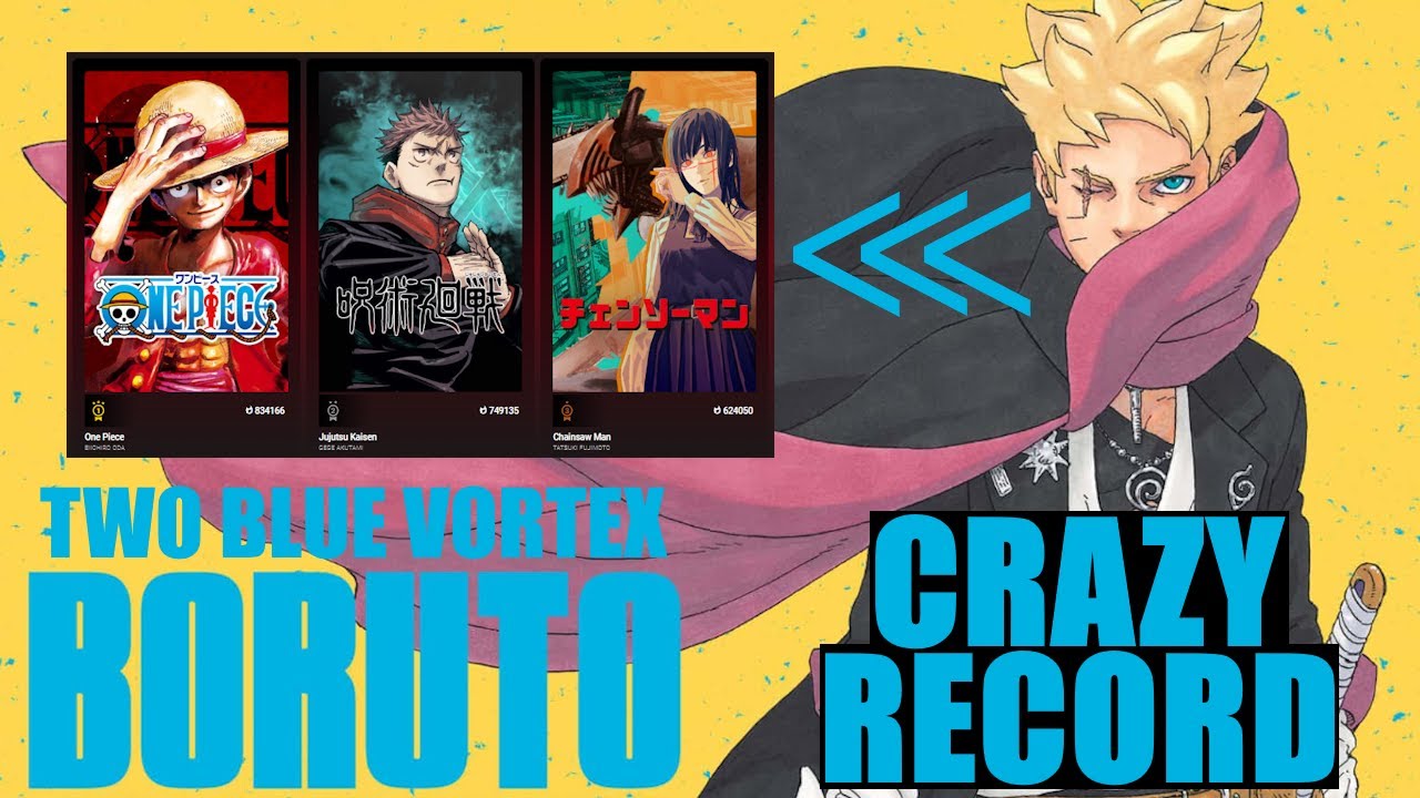 Boruto: Two Blue Vortex finally reached 3rd place in mangaplus! : r/Boruto