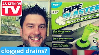 Pipe Blaster Review: as seen on TV PIPE BLASTER- air powered drain cleaner [145]