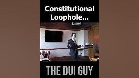 If You Refuse the Breath Test, Which You Have a Right to Do, We