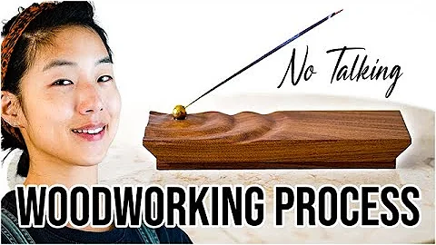 MAKING an Incense Holder | Peaceful Woodworking
